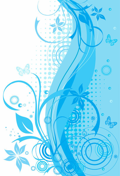 абстрактный цветочный фон