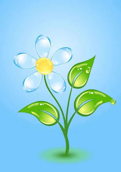 Fleur brillante — Image vectorielle