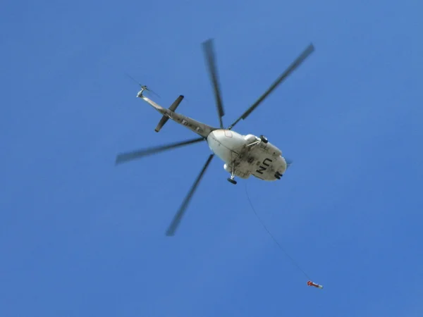 Zbor cu elicopterul — Fotografie, imagine de stoc