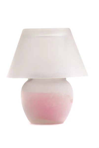Lampada in vetro bianco — Foto Stock