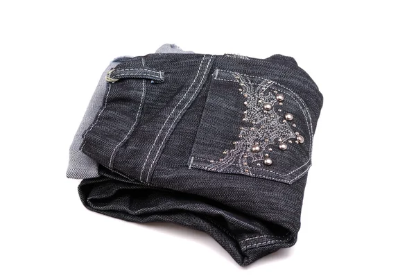 Black jeans — Stock Photo, Image
