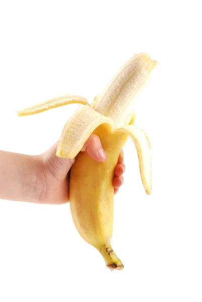 コップの黄色のバナナ — ストック写真