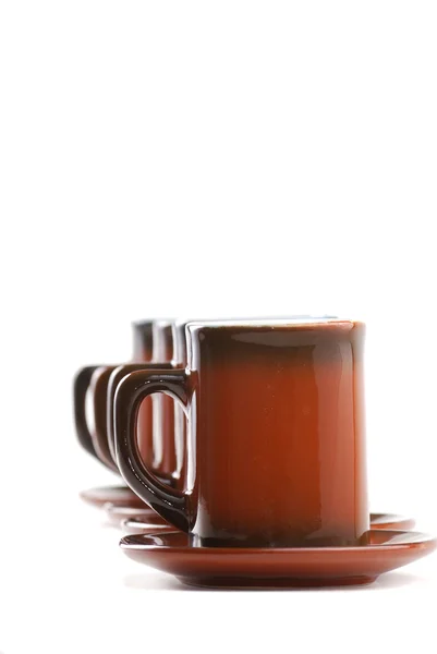 Brown cups — Stock Photo, Image