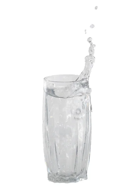 Przezroczyste szkło na wodę — Zdjęcie stockowe