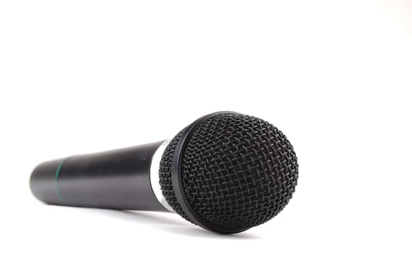Microfono di colore nero — Foto Stock