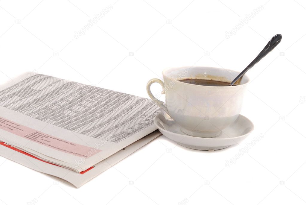 Morning paper and cup