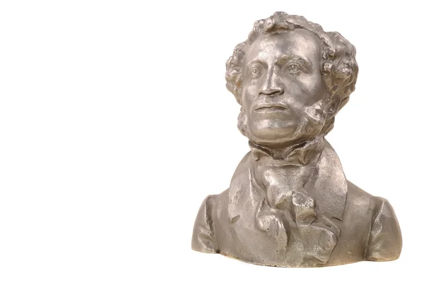 Bust of great Russian poet Pushkin — Stock Photo, Image