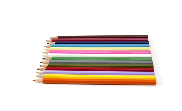 Assortimento di matite colorate — Foto Stock