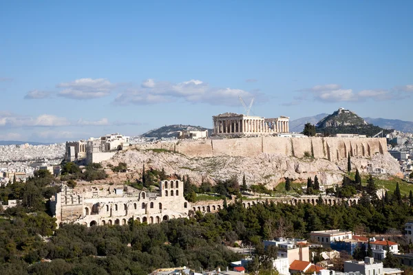 Акрополь Афины Греция — стоковое фото