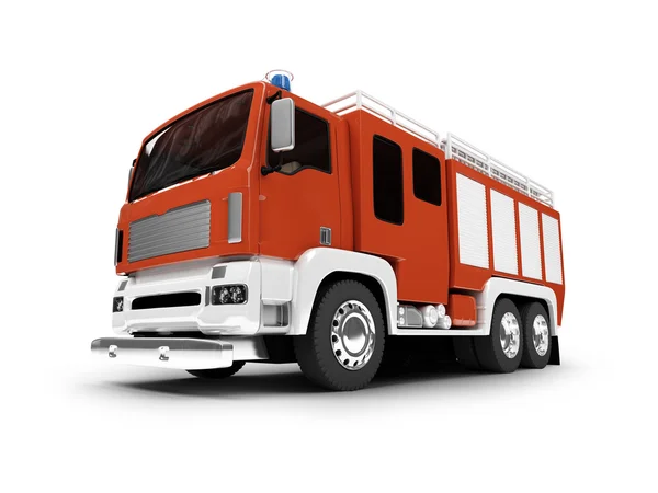Fire truck front view isolated — Stock Photo © goceristeski #3875016