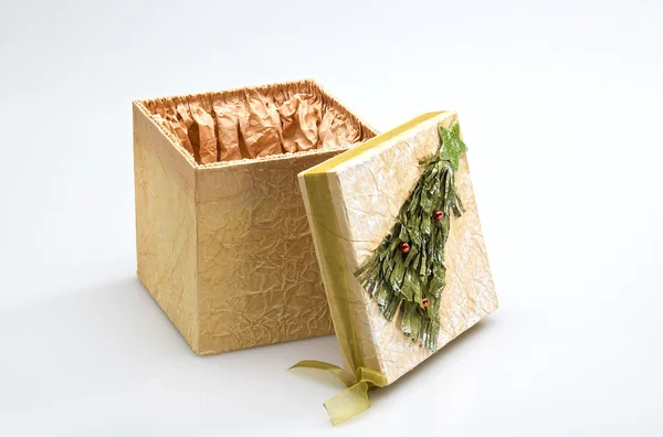 装饰圣诞礼品盒 — 图库照片