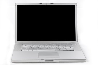 Laptop isolated on white clipart