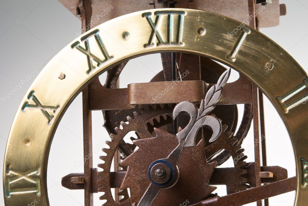 Antique looking clock dial