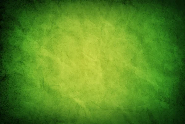Yeşil grungy kağıt dokusu — Stok fotoğraf