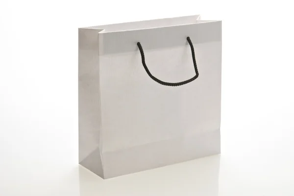 stock image White paper bag with handle