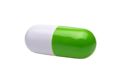 Pill shaped anti-stress toy clipart