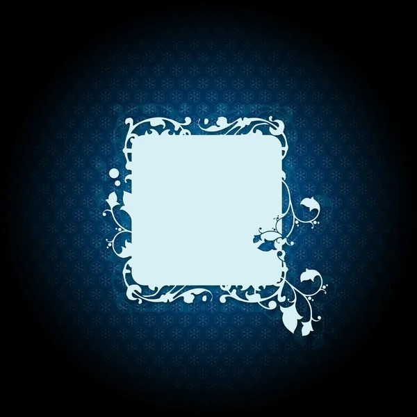 Абстрактный темно-синий цветочный фон — стоковое фото