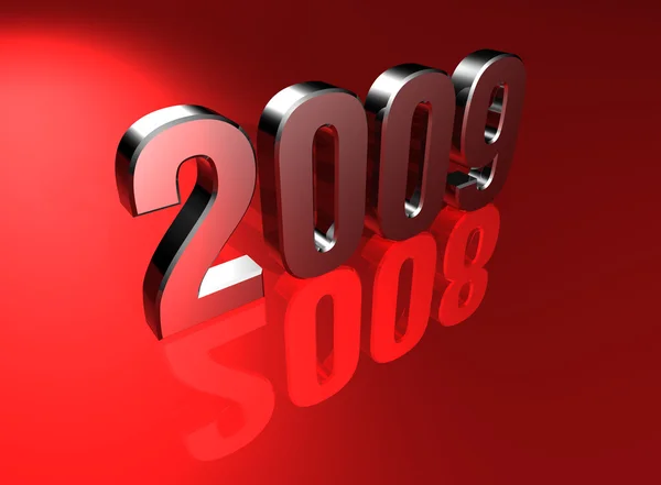 Neues Jahr 2009 — Stockfoto