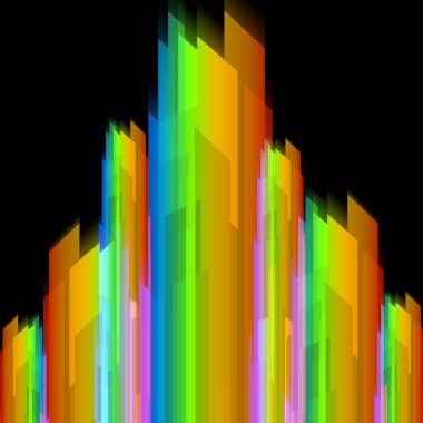 Futuristic rainbow abstract background clipart