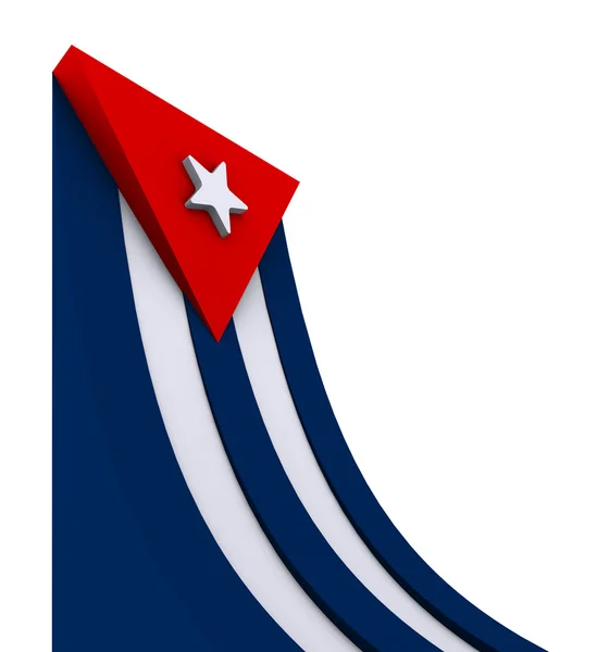 Cuba Flag — Stock Photo, Image