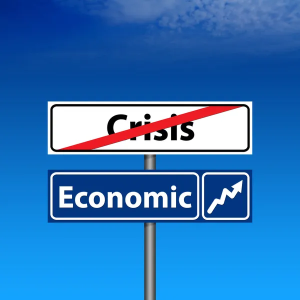 The end of crisis, economic recovery — Stock Photo, Image