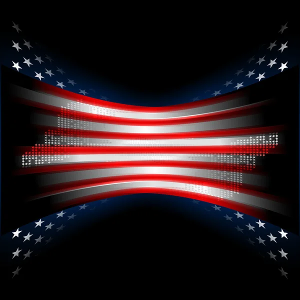 Sterren en strepen Amerikaanse vlag — Stockfoto