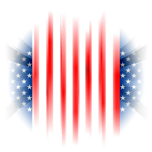 Bandera americana abstracta de Estrellas y Rayas — Foto de Stock