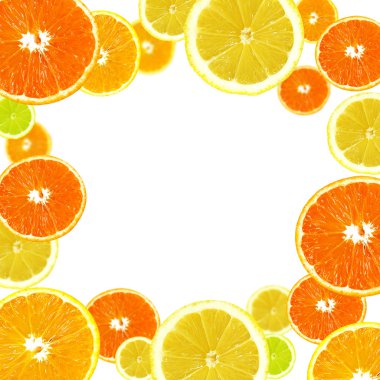 Citrus background clipart