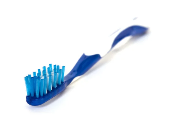 双色 toothbrushs — 图库照片