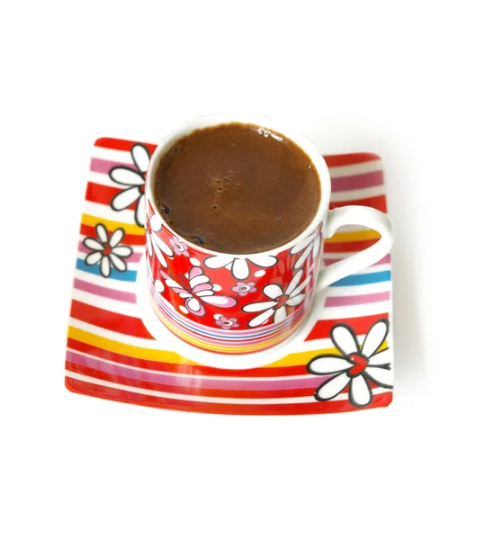 Taza brillante de café negro —  Fotos de Stock