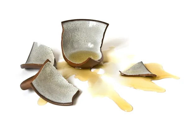 Broken-down cup — Stock Photo, Image