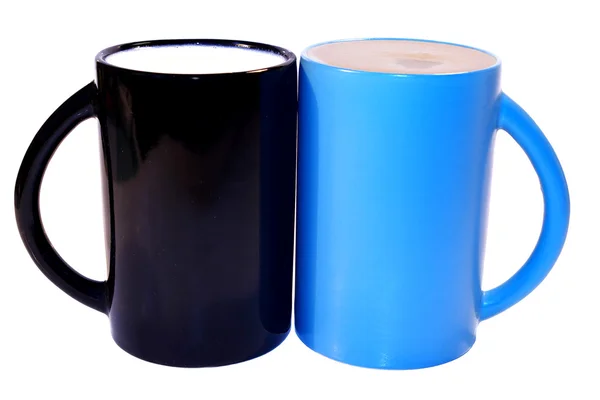 Koffie en melk — Stockfoto