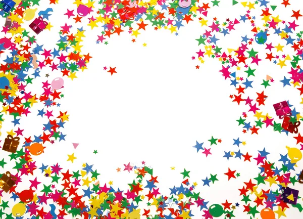 Gekleurde confetti — Stockfoto