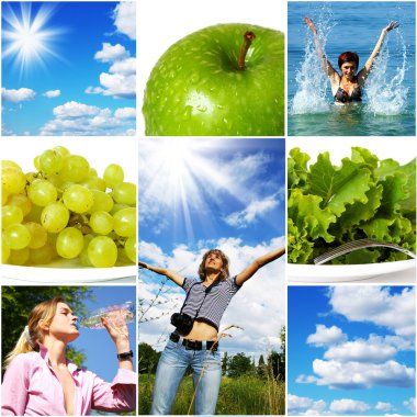 Healthy lifestyle clipart