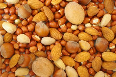 Nuts background clipart