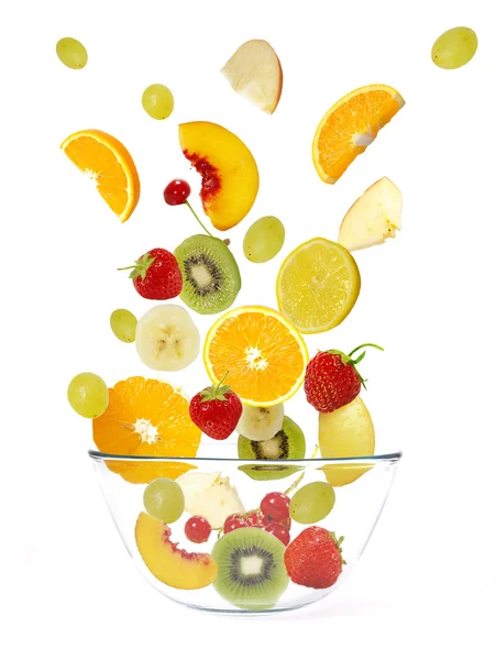 Fresh fruits salad — Stock Photo, Image