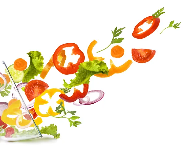 新鮮な野菜サラダ — ストック写真