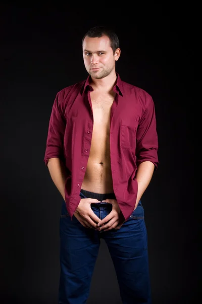 Sexy young man — Stock Photo, Image