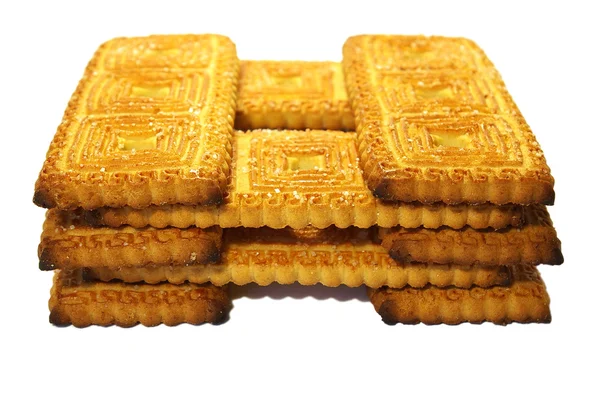 Zoete koekjes van de rechthoekige vorm — Stockfoto