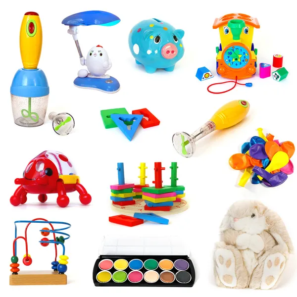 Conjunto de brinquedos — Fotografia de Stock