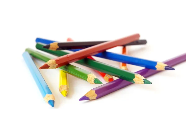 Яркие карандаши — стоковое фото