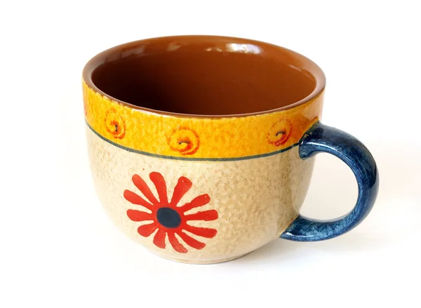Keramik ethnische Tasse — Stockfoto