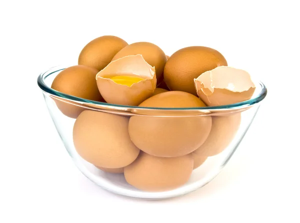 Ägg skål — Stockfoto