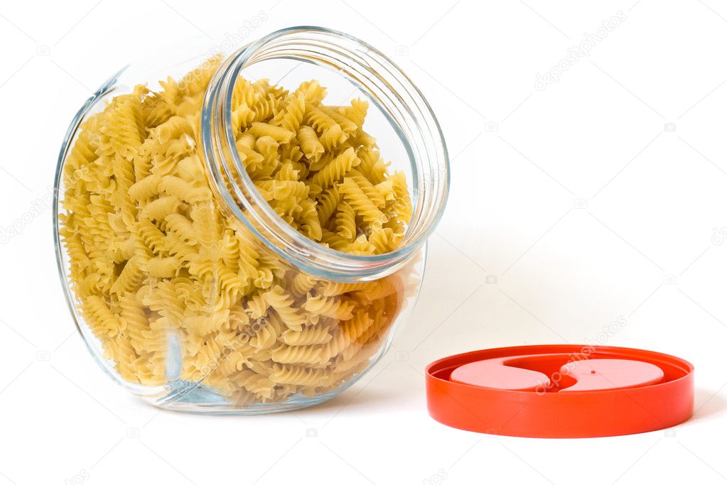 Jar of noodles