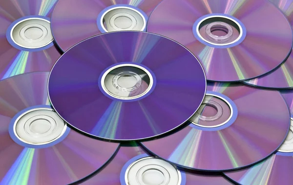 Dator-cd på nära håll — Stockfoto