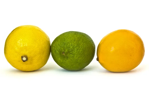 Citrony a limetky — Stock fotografie