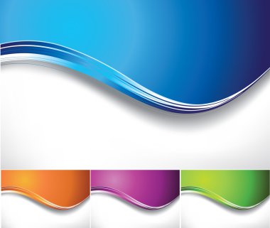 Waves backgrounds clipart