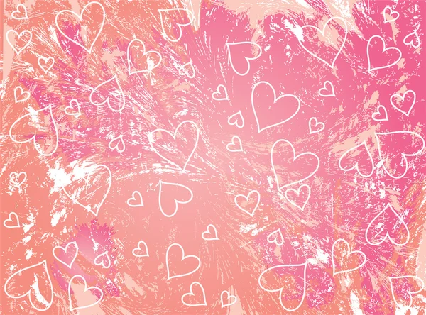 Pink valentines achtergrond — Stockvector