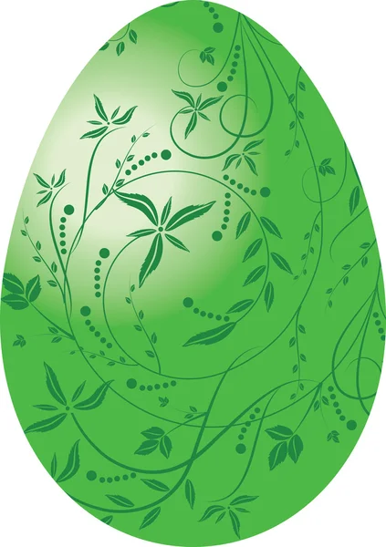 Зеленое яйцо — стоковый вектор