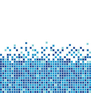 Blue mosaic clipart